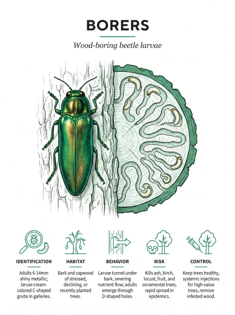 Wood Borers (Tree) identification