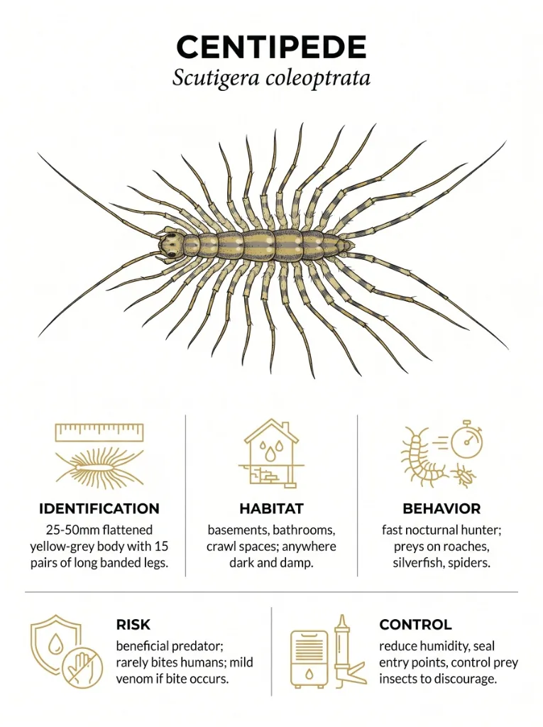 House Centipede identification