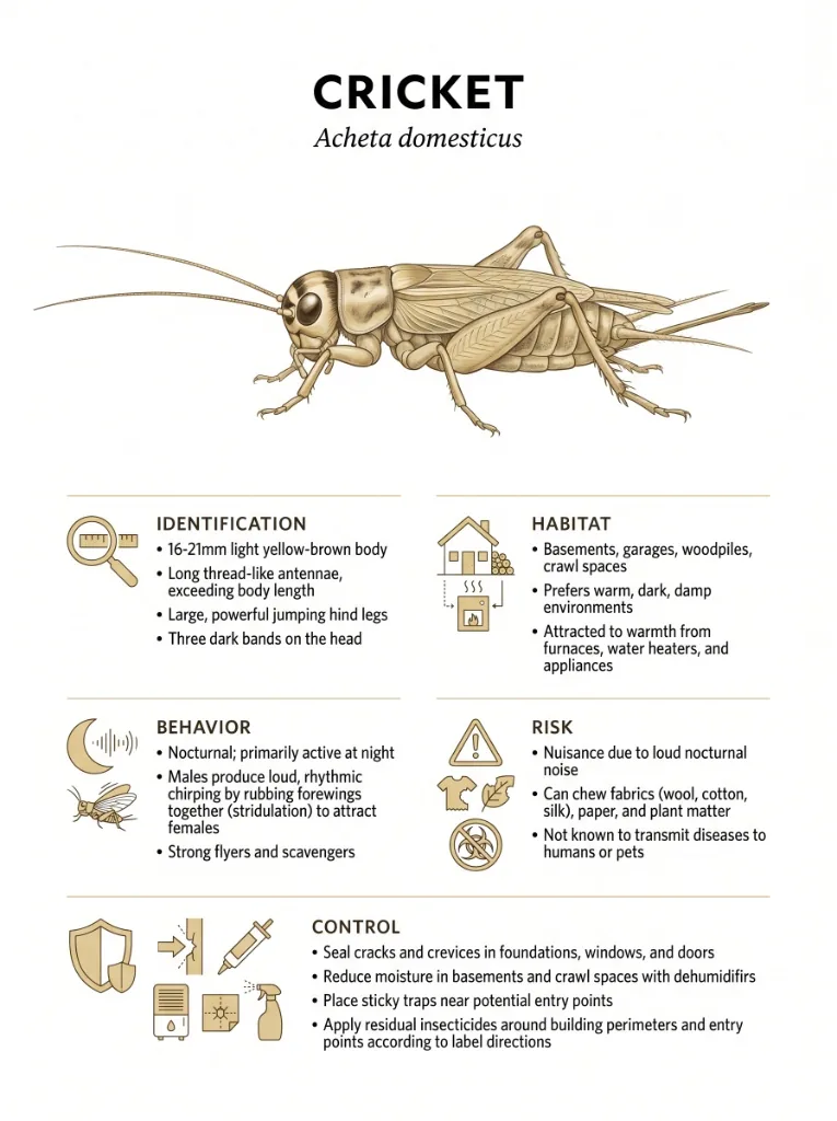 House Cricket identification