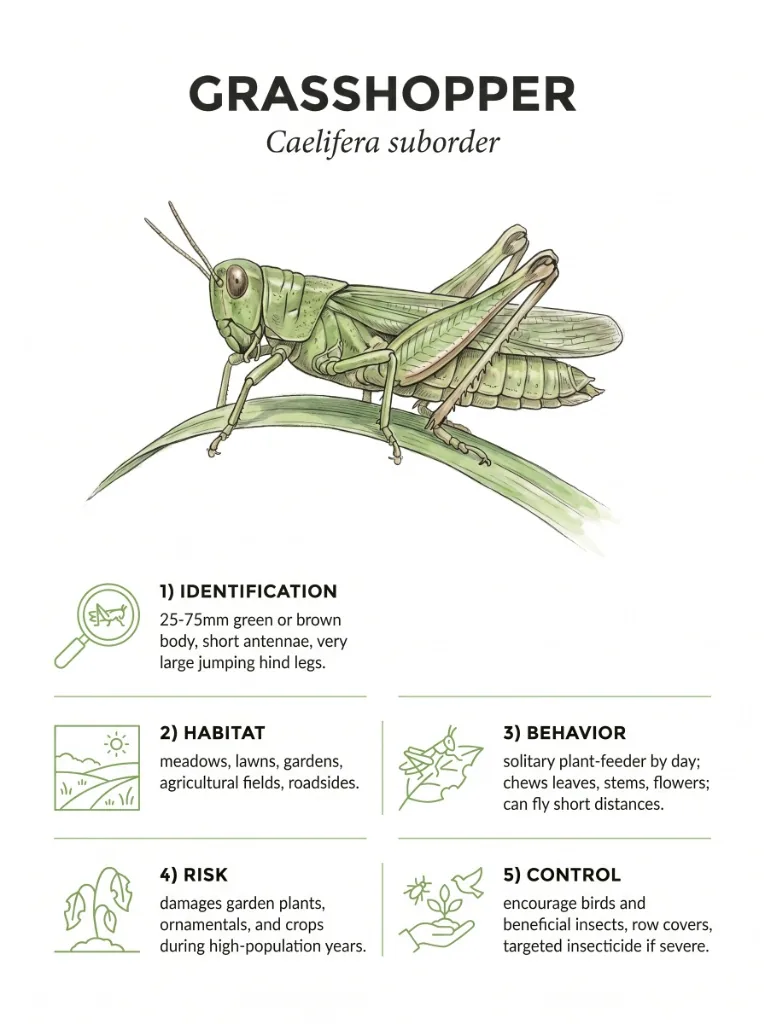Grasshopper identification
